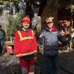 σχολικός περίπατος στο πράσινο του σχολείου